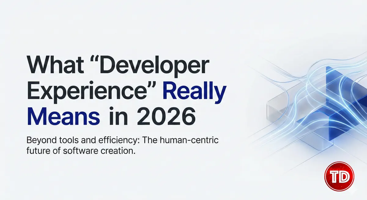 What “Developer Experience” Really Means in 2026